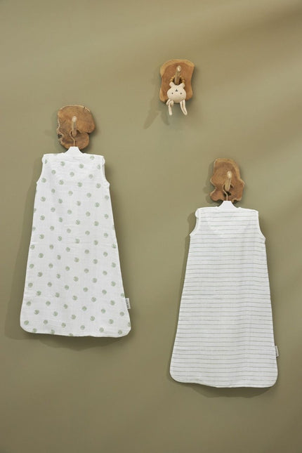 Meyco Slaapzak Baby Dots Hydrofiel Soft Green koop je bij Babywinkel