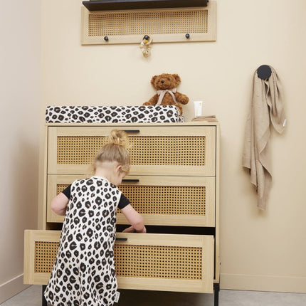 Meyco Slaapzak Baby Overall Jumper 80cm Leopard Sand Melange - Meyco - Babywinkel - 4054703744804