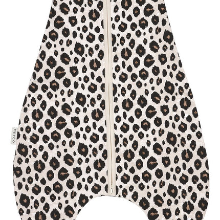 Meyco Slaapzak Baby Overall Jumper 80cm Leopard Sand Melange - Meyco - Babywinkel - 4054703744804
