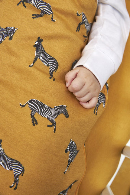 Meyco Slaapzak Baby Winter Rond Zebra Animal Honey Gold - Meyco - Babywinkel - 4054703251418