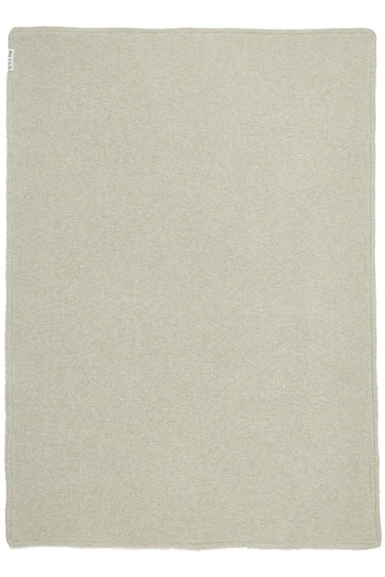 Meyco Wiegdeken Teddy Knit Basic Sand Melange - Meyco - Babywinkel - 4054703350203