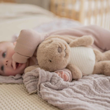 Milo (brown) - Rechargeable heartbeat comforter - Babywinkel - 8720726529341