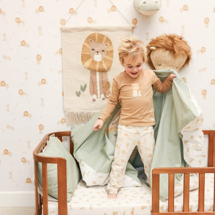 Little Dutch Housse de couette pour lit bébé Safari Leo