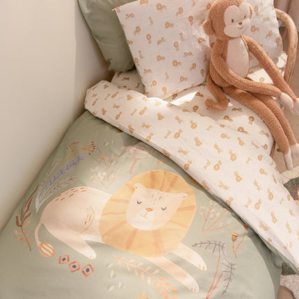 Little Dutch Housse de couette pour lit bébé Safari Leo