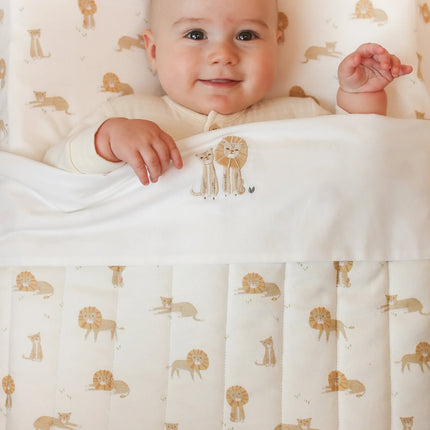 Little Dutch Drap-housse pour lit bébé Safari Leo
