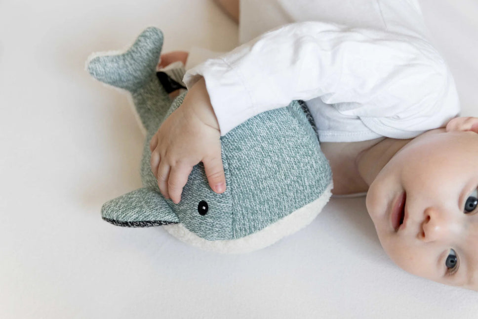Moby Green – Rechargeable heartbeat comforter - Babywinkel - 8720726529334
