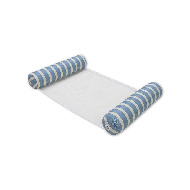 Monaco Blue & Beige Waterhangmat - Opblaasbaar koop je bij Babywinkel