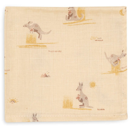 Monddoekje Hydrofiel 31x31cm - Kangaroots - 3 Stuks koop je bij Babywinkel