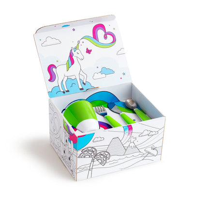 Munchkin Kinderservies Color Me Hungry Green - Munchkin - Babywinkel - 5019090517584