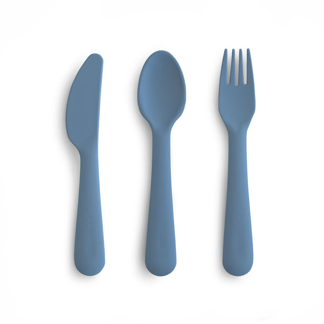 <tc>Mushie</tc> - Set de couverts - Bleu crépuscule