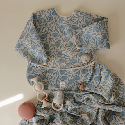 <tc>MUSHIE</tc> - BIBLIOTHÈQUE LONGUE - Fleurs bleues