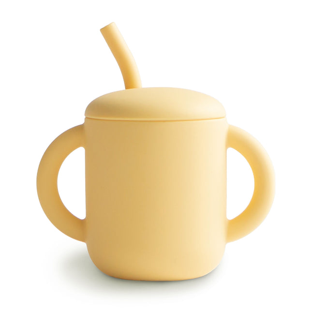<tc>Mushie</tc> Tasse de paille Jonquille pâle