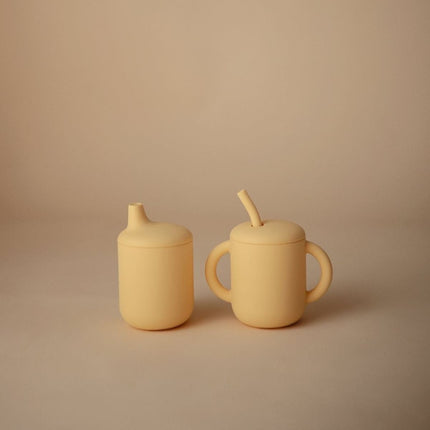 <tc>Mushie</tc> Tasse de paille Jonquille pâle