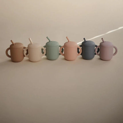 <tc>Mushie</tc> Tasse de paille Jonquille pâle