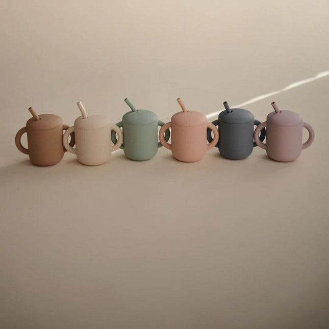 <tc>Mushie</tc> Tasse de paille Jonquille pâle