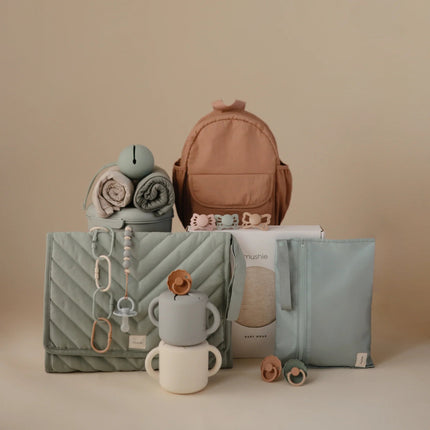 Mushie Aankleedkussen Roman Green - Mushie - Babywinkel - 810052460567