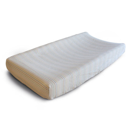 Mushie Aankleedkussenhoes Retro Stripes - Mushie - Babywinkel - 810052465623