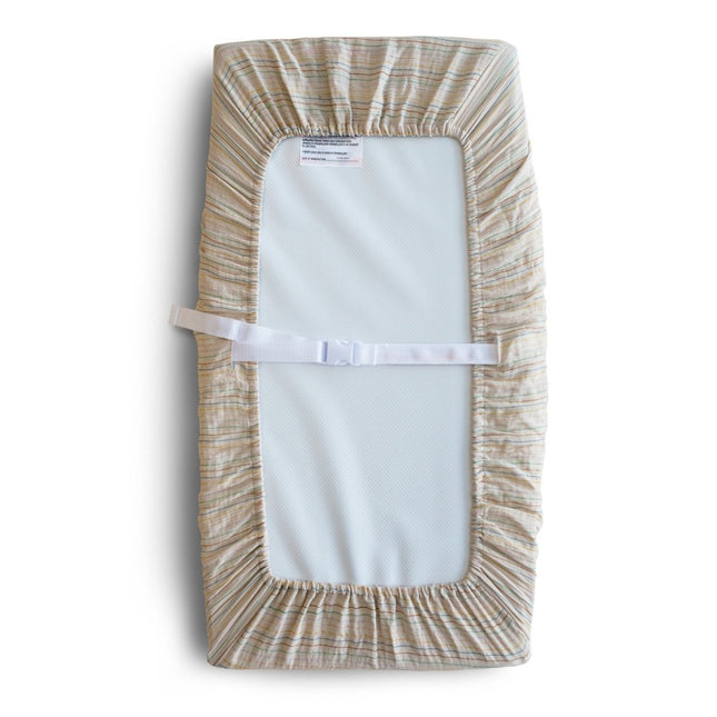 Mushie Aankleedkussenhoes Retro Stripes koop je bij Babywinkel