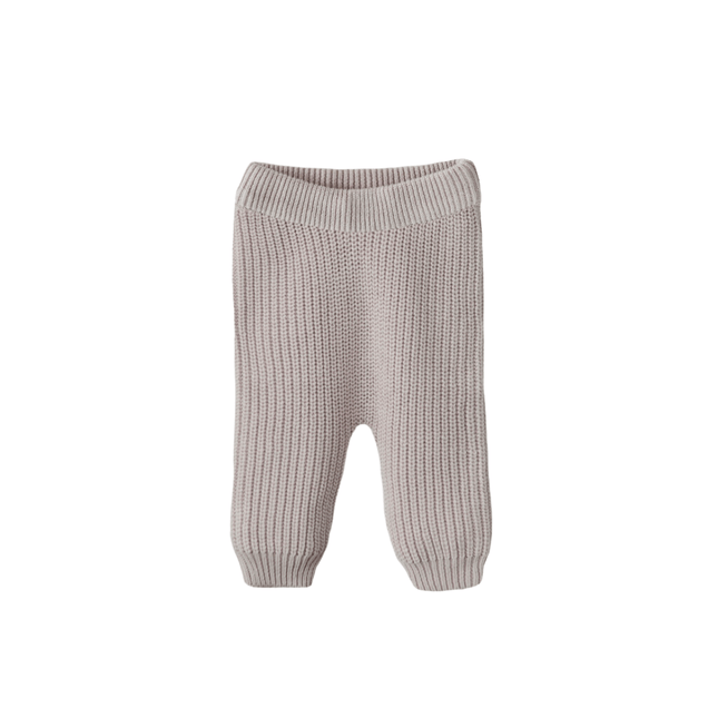 Mushie Baby Broekje Chunky Knit Beige - Mushie - Babywinkel - 810052468471