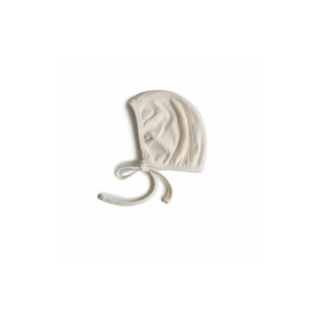 Mushie Babymutsje Bonnet Ivory - Mushie - Babywinkel - 810052465180