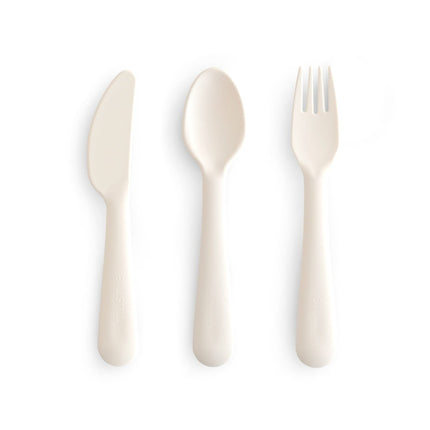 MUSHIE - CUTLERY SET - Ivory - Mushie - Babywinkel - 840355800579
