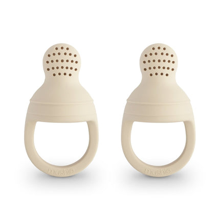Mushie Fopspeen Fresh Food Feeder Shifting Sands Silicone 2St - Mushie - Babywinkel - 840355800098