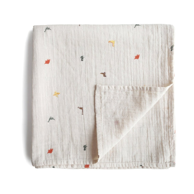 Mushie Hydrofiele Doek Dino XL - Mushie - Babywinkel - 810052461724