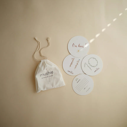 Mushie Mijlpaalkaarten Rond koop je bij Babywinkel