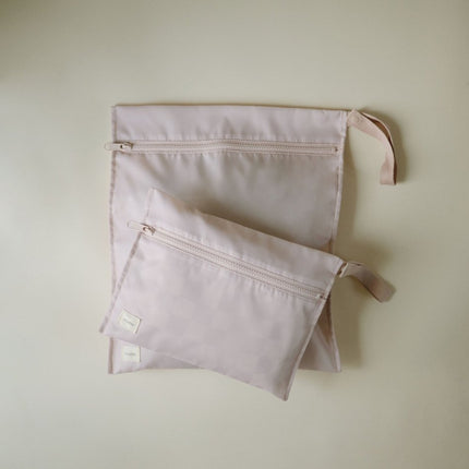 Mushie Opbergzak Waterproef Blush 2St - Mushie - Babywinkel - 840355800371