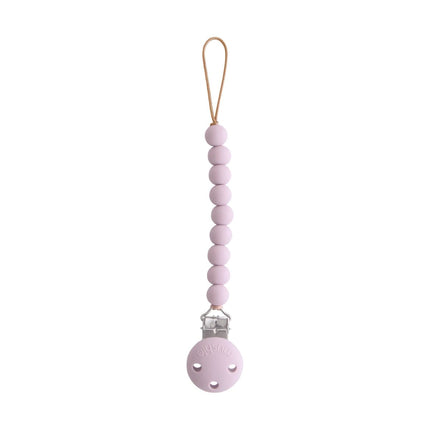 Mushie Pacifier Clips Hera Soft Lilac - Babywinkel - 840355802689