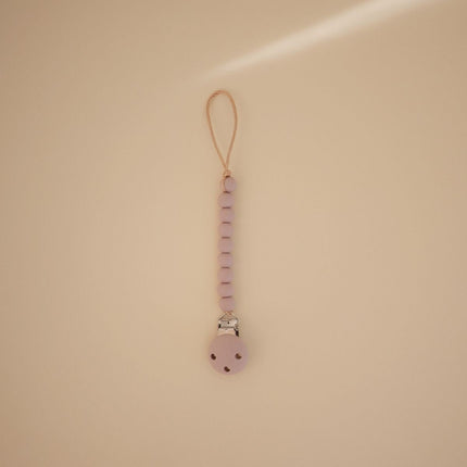 Mushie Pacifier Clips Hera Soft Lilac - Babywinkel - 840355802689