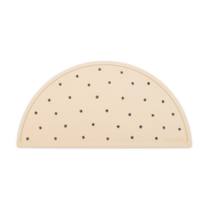 Mushie Placemat Black Daisy - Mushie - Babywinkel - 810052468433