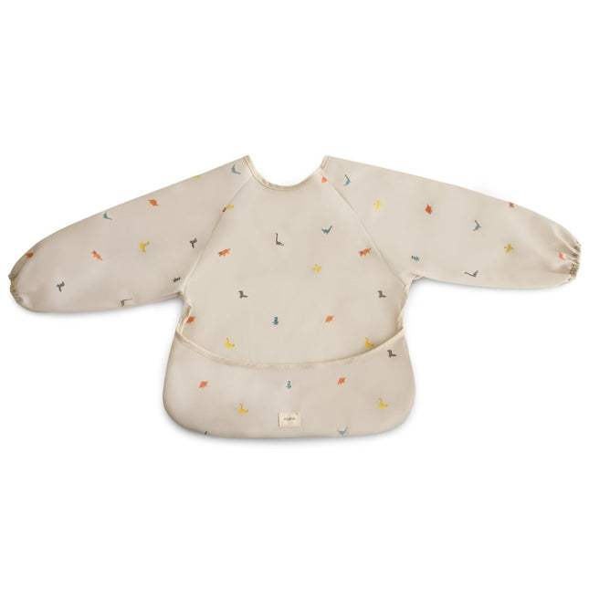 Mushie Slabbetje Lange Mouwen Dino'S - Mushie - Babywinkel - 840355800487