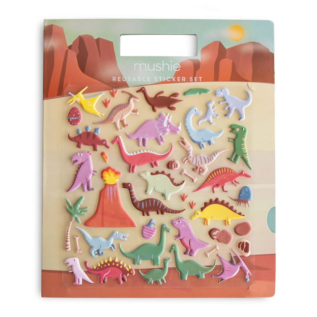 Mushie Stickerboek Dino - Mushie - Babywinkel - 840355800128