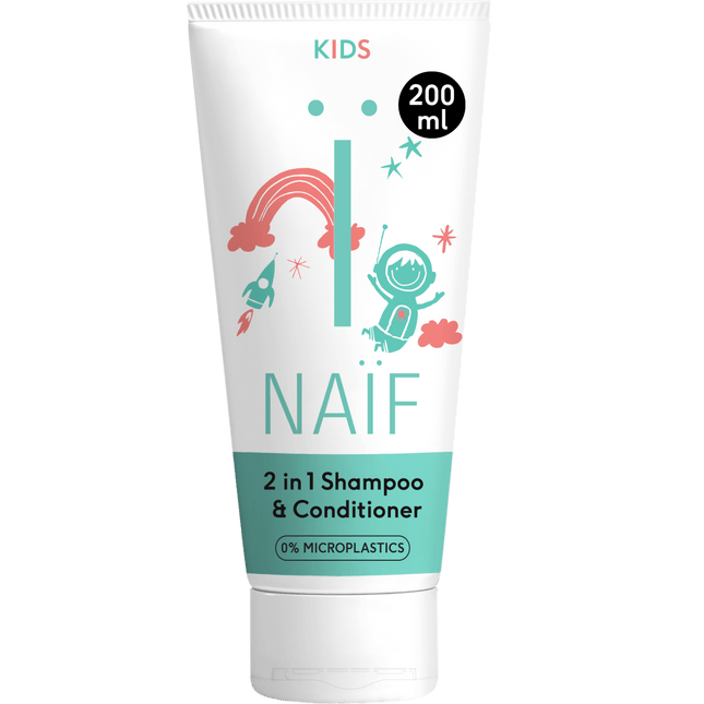 Naif 2 In 1 Shampoo Voor Kids 200ml - Naif - Babywinkel - 8720254710969