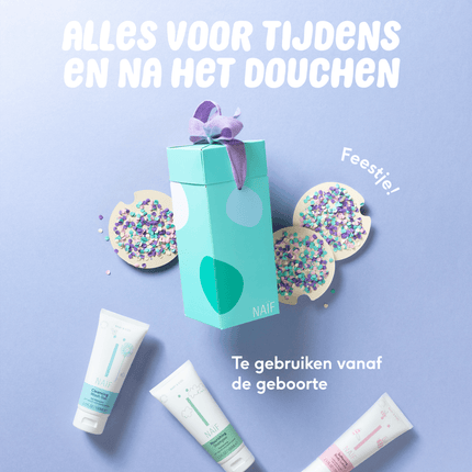 Naif Verzorgingsset Baby Shower Routine 3St - Naif - Babywinkel - 8720938341168