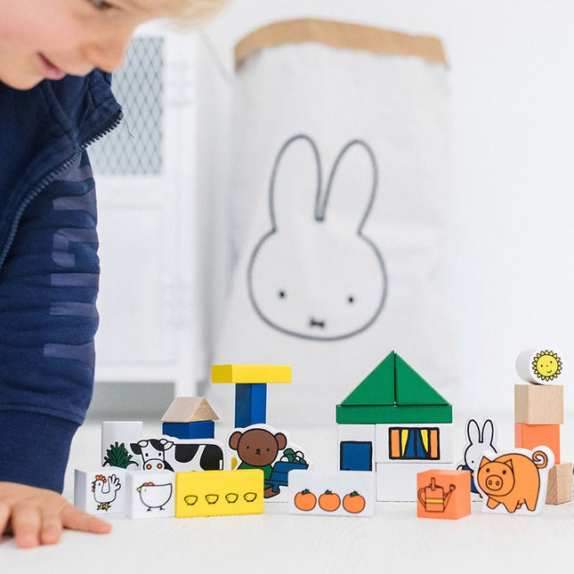 Nijntje Houten Blokken Boederij - Babywinkel - 8716473334109
