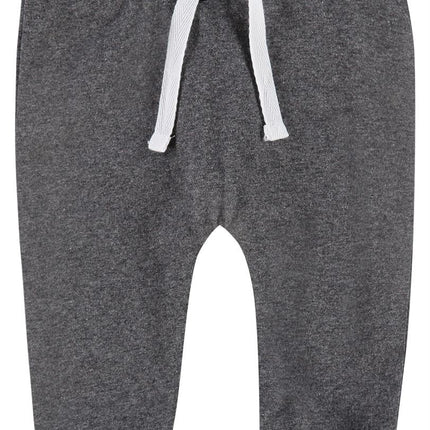 Noppies Baby Broekje Met Koord In Taille Dark Grey Melange - Noppies - Babywinkel - 8719788187330