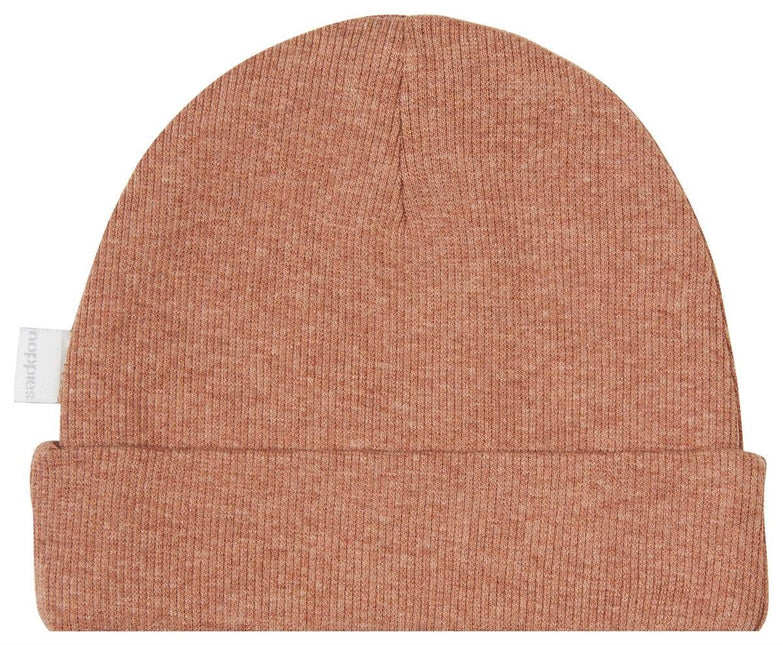 Noppies Baby Mutsje Nevel Cafe Au Lait Melange koop je bij Babywinkel