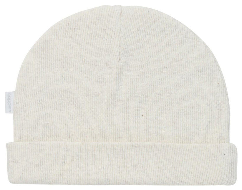 Noppies Babymutsje Nevel Oatmeal Melange koop je bij Babywinkel