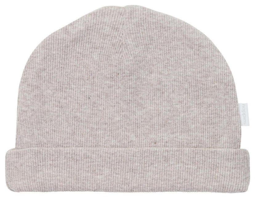 Noppies Babymutsje Nevel Taupe Melange koop je bij Babywinkel