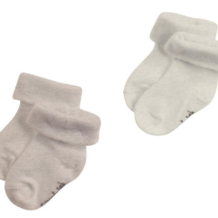 Noppies Babysokjes Kai Taupe Melange 2 - Pack - Noppies - Babywinkel - 8719788700232