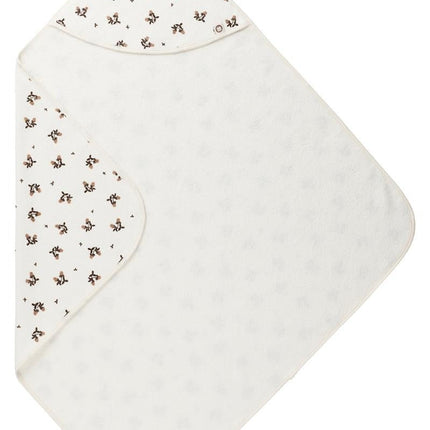 Noppies Badcape Baby Badstof Bloeiende Klaver Jet Stream - Noppies - Babywinkel - 8719788634568
