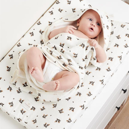 Noppies Badcape Baby Badstof Bloeiende Klaver Jet Stream - Noppies - Babywinkel - 8719788634568