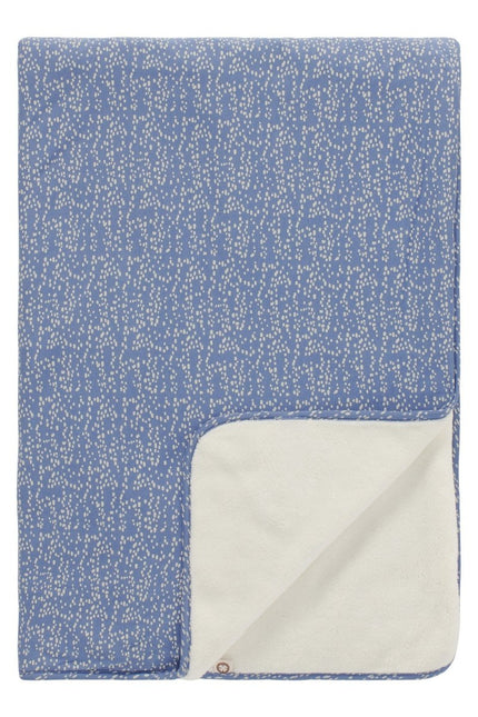Noppies Boxkleed Stippen Dubbelzijdig Colony Blue 75X100cm - Noppies - Babywinkel - 8719788759421