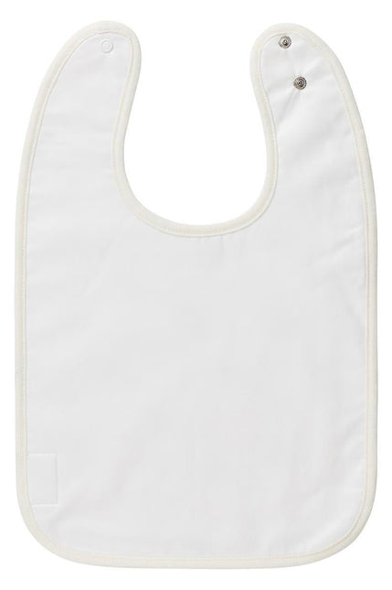 Noppies Slabbetje Badstof Bloeiend Klavertje Gecoat Jet Stream - Noppies - Babywinkel - 8719788634926