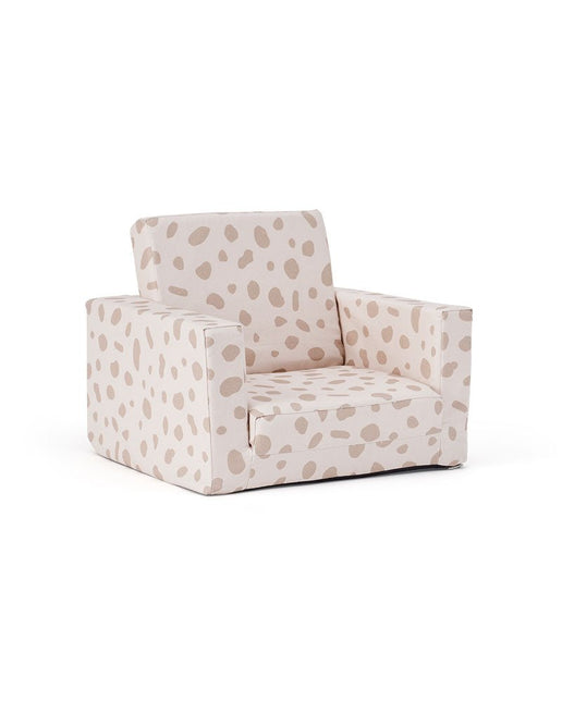 Opvouwbare fauteuil met stippen koop je bij Babywinkel