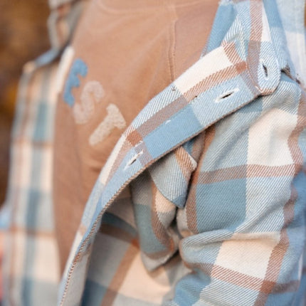 Overhemd Stone Blue Check - Babywinkel - 8721122579473