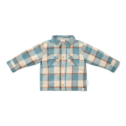 Overhemd Stone Blue Check - Babywinkel - 8721122579473