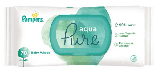 Pampers Billendoekjes Aqua Pure - Pampers - Babywinkel - 8001090603470